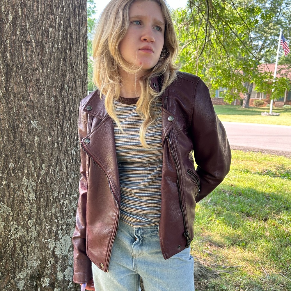 Blank NYC Leather Moto Jacket